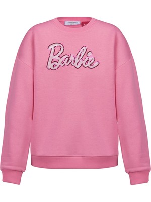 Lumberjack Kl Barbıe 16Gfg450 3Pr Pembe Kız Çocuk Sweatshirt