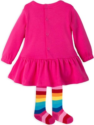 Agatha Ruiz de la Prada Pembe 2li Elbise - Çorap Set