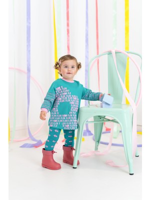 Agatha Ruiz de la Prada Çiçekli 2li Elbise - Çorap Set