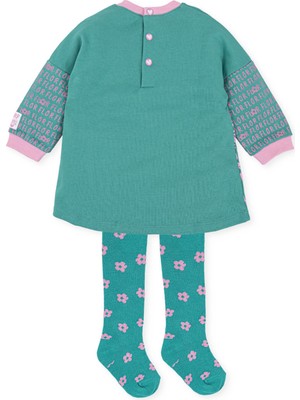 Agatha Ruiz de la Prada Çiçekli 2li Elbise - Çorap Set