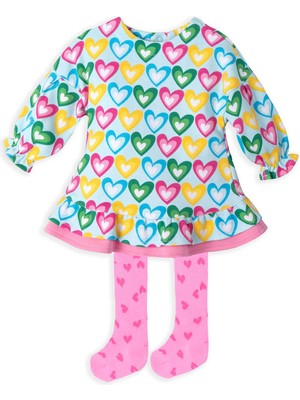 Agatha Ruiz de la Prada Renkli Kalp Desenli Elbise