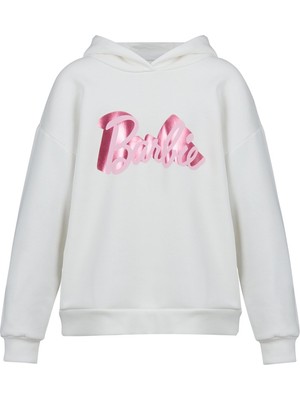 Lumberjack Kl Barbıe 17Gfg452 3Pr Beyaz Kız Çocuk Sweatshirt