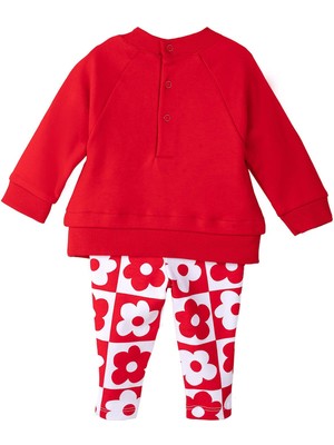 Agatha Ruiz De La Prada Kırmızı 2li Bluz - Pantolon Set