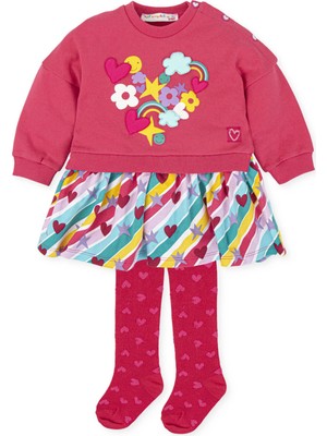 Agatha Ruiz de la Prada Renkli 2li Elbise - Çorap Set