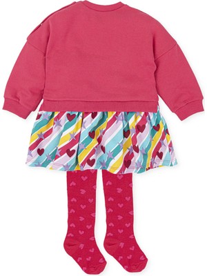 Agatha Ruiz de la Prada Renkli 2li Elbise - Çorap Set