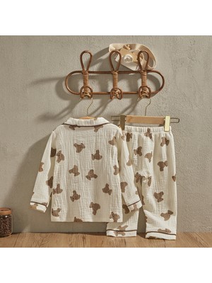 İlda Baby Çocuk Müslin Alt-Üst Takım Pijama