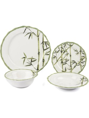Mikasa Moor Bamboo 24 Parça 6 Kişilik Yemek Takımı