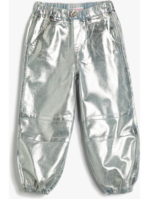 Koton Varaklı Parlak Paraşüt Pantolon