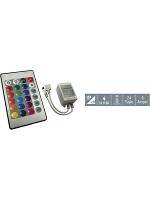 İnoled  Rgb Kumand (24 Tuşlu)