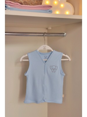 Lilalinda Bebek/çocuk Yelek %100 Pamuk Nakış Detaylı