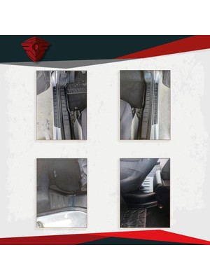 Ferrous Citroen Berlingo Halı Koruma Kapağı Kapı Eşiği Plastiği 2009 2018