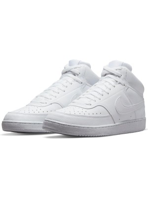 Nike Beyaz Erkek Basketbol Ayakkabısı DN3577-100 Nıke Court Vısıon Mıd Nn