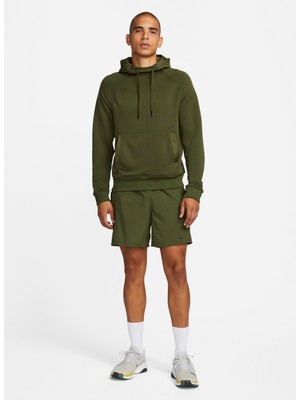 Nike Kapüşon Yaka Yeşil Erkek Sweatshırt DQ4850-326 M Nk Tfadv Axıs Flc Hd