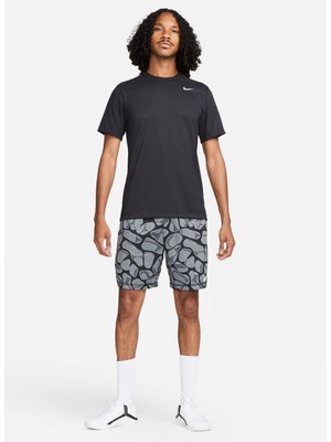 Nike Bisiklet Yaka Düz Siyah Erkek T-Shirt DX0989-010 M Nk Df Tee Rlgd Reset