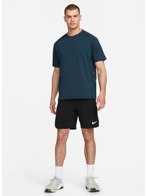 Nike Mavi Bisiklet Yaka T-Shirt DQ4818-454 M Nk Dfadv Aps Top Ss