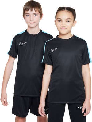 Nike Çocuk Siyah Bisiklet Yaka T-Shirt DX5482-011 K Nk Df ACD23 Top Ss Br