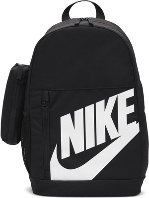 Nike Çocuk Siyah Beyaz Sırt Çantası DR6084-010-Y Nk Elmntl Bkpk