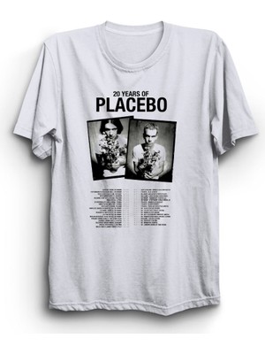The Fame Placebo, 20 Years Of Placebo, Rock Metal Müzik Grup Tişörtü