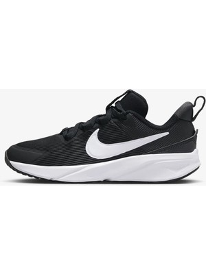 Nike Siyah - Gri - Gümüş Erkek Çocuk Yürüyüş Ayakkabısı DX7614-001 Nıke Star Runner 4 Nn