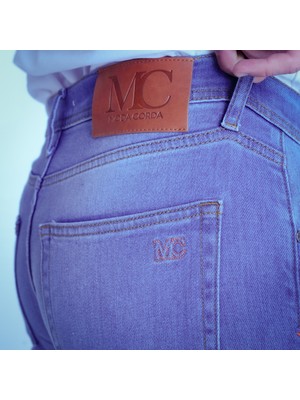 Moda Corda Jeans Skinny Blue Kot Pantolon