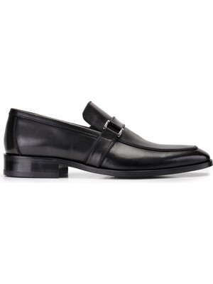 Siyah Klasik Loafer Erkek Ayakkabı -9048-