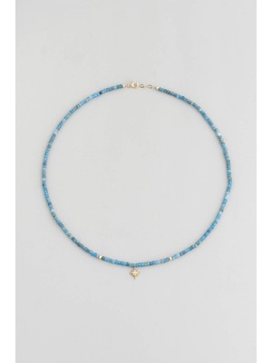 So CHIC Kutup Yıldızı Apatit Taşlı 14 Ayar Altın Kolye