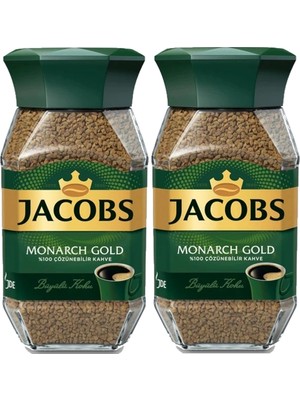 Jacobs Monarch Gold Çözünebilir Kahve 100 gr Kavanoz (100 gr x 2 Adet)