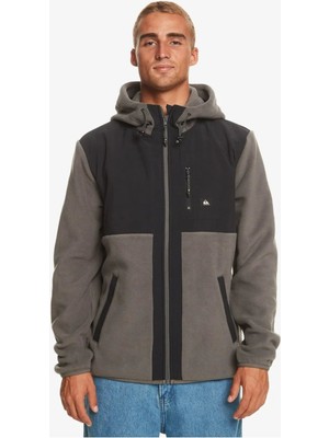 Quiksilver FZ POLAR HOOD Gri Erkek Polar