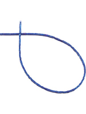 Uçar Doğal Taş Hematit Doğal Taş Mat Mavi Küp Kesim 1x1mm Dizi [AA]