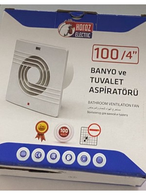 Horoz Electric Horoz Banyo ve Tuvalet Aspiratörü 100 Lük