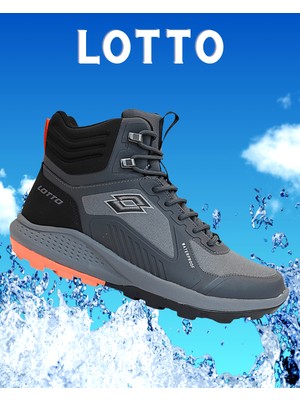 Lotto 1771-CROWEL Anatomik Tabanlı Waterproof Trekking Spor Bot - NKT01771-GRI-44