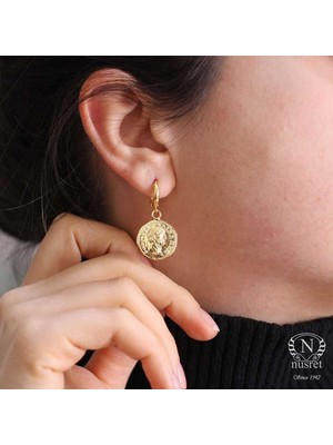 925 Ayar Gümüş Bereket Simgesi Küpe