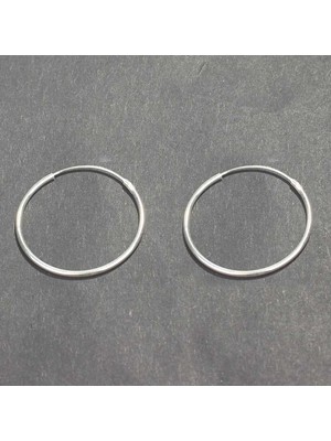 925 Ayar Gümüş Halka Küpe