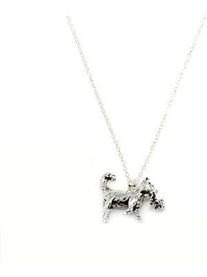 925 ayar Gümüş Köpekli Kolye
