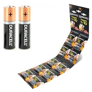Pi̇l Aa Kalem Alkali̇n 20'li̇ Kartela Yirtmali Paket  Duracell (Saat)