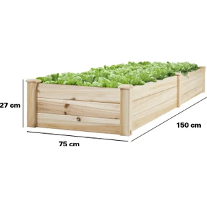 Platanus Peyzaj Ahşap Sebze Tarhı 1