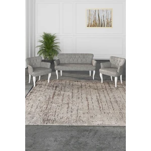 Gada Grup Gadagrup Kolu Çay Seti Koltuk Takımı, Salon Balkon Takımı(2+1+1 Beyaz Ayak)