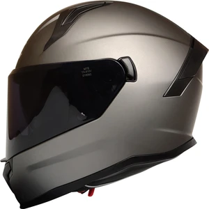 Mts 910 Mat Gri Motosiklet Kask