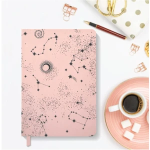 Akıllı Adam Yayınları Notebook Sert Kapak Çizgili Defter 13 x 21 cm Hardcover Notebook Pink