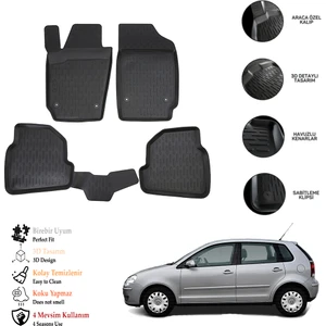 Vw Polo 2012 3D Havuzlu Paspas Otl