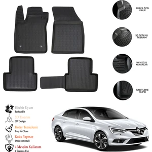Renault Megane 4 2020 3D Havuzlu Paspas Otl