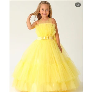 Lisa Kids Yeni Sezon 2-10 Yaş Çocuk Gelinlik Abiye