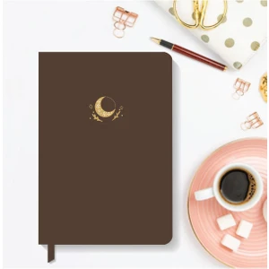 Akıllı Adam Yayınları Notebook Sert Kapak Noktalı Defter 13,5 x 20 cm Hardcover Notebook Coffee