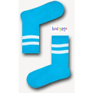 Unisex Çizgili Atletik Tenis Kolej Çorap