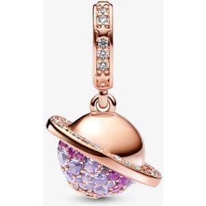 Poseidons Jewellery Gezegen Satürn Köpüklü Sallantılı Charm