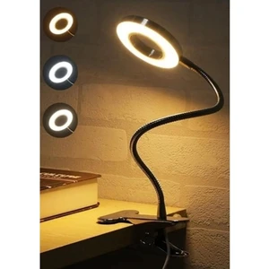 USB 48 LED Çok Fonksiyonlu Akrobat Masa Lambası Işık Şiddeti Ayarlanabilir 3 Farklı Işık Rengi USB Girişli
