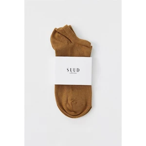 Suud Collection Yağ Yeşili Pamuklu Patik Çorap