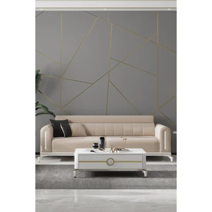 Bella Gold Üçlü Salon&oturma Odası Kanepe - Krem