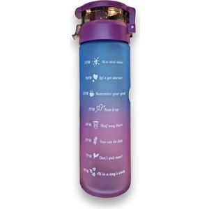 Help Steps Cam Motivasyon Matarası - Tutamaçlı