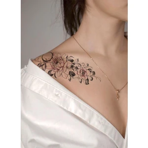 BP Tattoo Büyük Boy Çiçek Dövmesi 3'lü